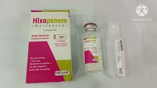 Hixopenem 500mg Injection Uses Hixopenem 1g Injection Uses Meropenem Injection Uses Hixopenem Inj [upl. by Flam]