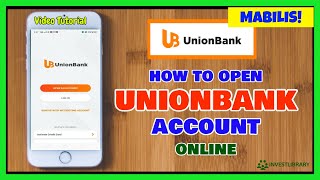 Unionbank Online Application How to Open Union Bank Savings Account Online [upl. by Mavis15]