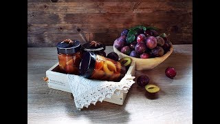 Compot de prune aromat pentru iarna [upl. by Nwahsaj]