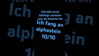 Alphastein best youtuber Alphastein mincrafthelden [upl. by Vezza]