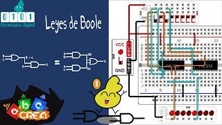 Leyes del Algebra de Boole  Simulación [upl. by Sik386]