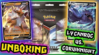 Son buenos para comenzar a jugar  Lycanroc VS Corviknight V Battle Deck  Pokemon TCG [upl. by Eiramenna]