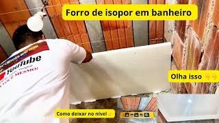 Elegância e Durabilidade Forro de Isopor para Banheiros Modernos [upl. by Haikezeh]