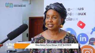 Le point avec Madame Ndeye Fatou Ndiaye DIOP BLONDIN Coordonnatrice du FDSUT [upl. by Ferullo]