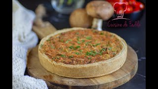 Quiche Poulet et champignons [upl. by Llednahs]