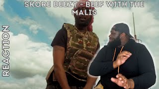 Skore Beezy  Beef With The Malis REACTION [upl. by Eerak977]