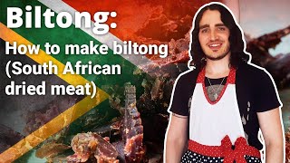 How to make biltong South African dried meat  Making biltong made easy  South African jerky [upl. by Niarb635]