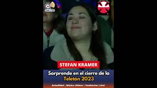 Stefan Kramer sorprendió en Teletón 2023 [upl. by Naitsihc]