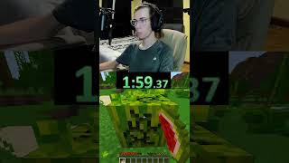 I Tried Speedrunning Golden Leggings minecraft gaming [upl. by Ariait]