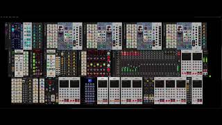 VCV Rack Generative Chords  Synth Bass Cello Harp Percussion Flute [upl. by O'Donoghue]