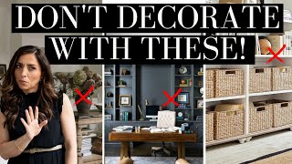 8 things you should NEVER DECORATE WITH [upl. by Asirrom239]