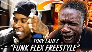 TORY LANEZ SNAPPED  Tory Lanez Funk Flex Freestyle REACTION [upl. by Meakem]