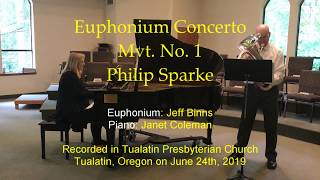 Euphonium Concerto Mvt 1 – Philip Sparke [upl. by Theodor903]