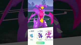 Shiny MEGA GARCHOMP EVOLUTIONARY Line vs Team Rocket Leader ARLO in Pokemon GO [upl. by Jarv988]