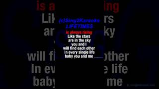 Katy Perry LIFETIMES Karaoke Version Lyrics [upl. by Nordine]