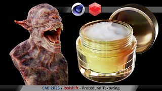 C4D 2025  Redshift  Procedural Texturing [upl. by Petulia]