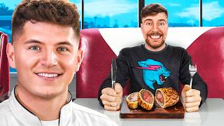 Turning MrBeast Burger Into A Beef Wellington ft MrBeast [upl. by Nnylecoj]