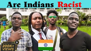 Are Indian Racist  Africans views on India😭💔 Part1 [upl. by Crescin685]