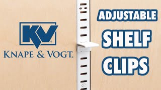 KV Pilaster Standards and Shelf Supports  Adjustable Shelf Brackets for Cabinets [upl. by Aneeles]