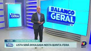 Emoção no ar resultado do vestibular UFSC IFSC e IFC sai nesta quintafeira [upl. by Esinad]