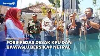 KOTA MADIUN  Forsipedas Desak KPU dan Bawaslu Bersikap Netral [upl. by Tamas391]