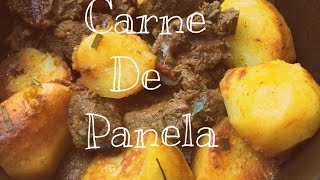 IRRESISTIVEL CARNE DE PANELA COM BATATAS DOURADINHAS [upl. by Kluge]