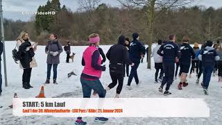 39 Winterlaufserie Lauf 1  LSV Porz  Köln  21 Januar 2024  LAUFEN amp WALKEN [upl. by Drawoh713]