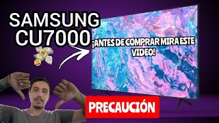 Samsung CU7000 una opinión sincera de este equipo Smart tv 4k [upl. by Katzen298]