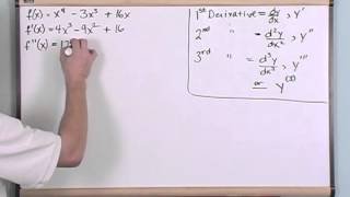 Higher Order Derivatives in Calculus [upl. by Romonda749]