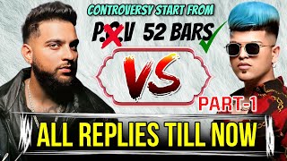 Karan Aujla Vs Raka Controversy  Raka Vs Karan Aujla  Part 1  All Replies Of Karan Aujla amp Raka [upl. by Nibur]