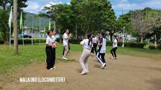 LOCOMOTOR AND NONLOCOMOTOR MOVEMENTS Dance Presentation [upl. by Nollahp641]