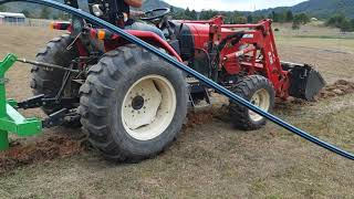 Fig Tree Farm Irrigation Pipe Laying Highvale  Farm Stay Near Brisbane [upl. by Esirehc]