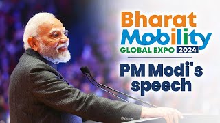 PM Modi addresses Bharat Mobility Global Expo at Bharat Mandapam [upl. by Egidio738]