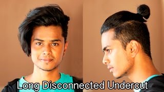 Long Disconnected Undercut  Mens hairstyling tutorial [upl. by Nnairet]