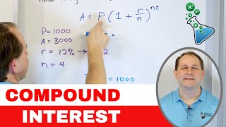 26  Compound Interest Formula amp Exponential Growth of Money  Part 1  Calculate Compound Interest [upl. by Abdel254]