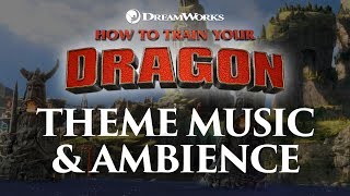 How to Train Your Dragon  Main Theme Music amp Ambience [upl. by Onra]