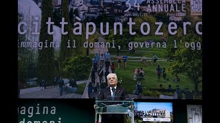 Vicenza Mattarella alla 34 Assemblea ANCI [upl. by Coltun]