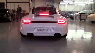 PORSCHE 9972 cata  X pipe  SCART sport exhaust [upl. by Alenas605]