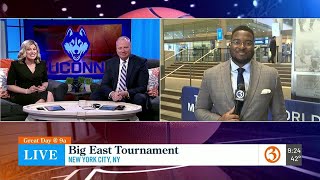 UConn set for first Big East Tournament game at MSG [upl. by Anaejer]