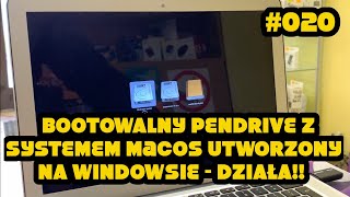 JAK na Windows zrobić BOOTOWALNY PENDRIVE z systemem MacOS  MacOS bootable pendrive using Windows [upl. by Damle191]