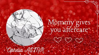 Mommy gives you aftercare F4A ASMR Mommy voice Gentle reassurance Comfort￼ Rain sounds [upl. by Paderna]