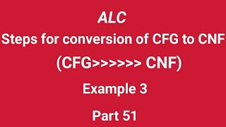 Conversion of CFG to CNF with example problem in tamil [upl. by Wootan306]