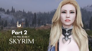 Bleak Falls Barrow  Modded Skyrim Barbarian Challenge  Part 2 [upl. by Yevad437]