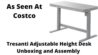 Tresanti Adjustable Height Desk Assembly tresanti adjustableheightdesk j2review [upl. by Grannias]