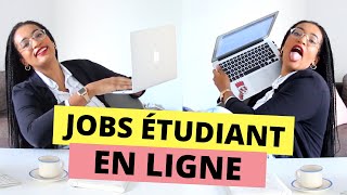 5 idées de JOBS ÉTUDIANT à faire EN LIGNE [upl. by Efinnej]