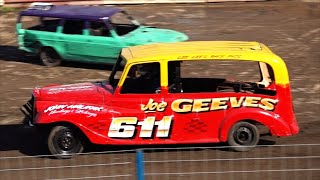 Mildenhall 2023 BWS Round 4 Multi Camera Highlights Impact Videos Unlimited Banger Racing [upl. by Herzog]