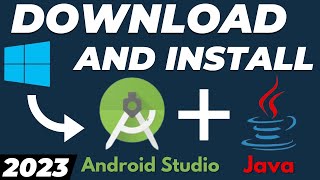 How to download and install Android Studio on Windows 1011 with Java JDK setup 2024 [upl. by Ettedranreb]