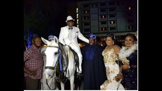 Sir Shina Peters Majestic Entrance with a White Horse to his 60th birthday [upl. by Grazia950]