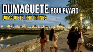 Dumaguete Boulevard Evening Walking Tour  Dumaguete Park Dumaguete Philippines [upl. by Laney]