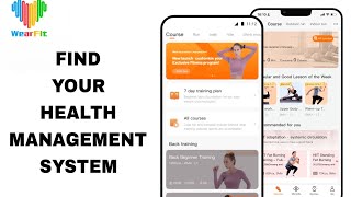 How To Find Your Health Management System On Wearfit Pro App [upl. by Farro247]